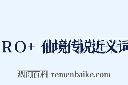 RO+仙境传说近义词是什么意思的图片